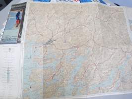 Retkeilykartta 2 - Lounais-Suomen saaristo 1938 / Sydvästra Finlands skärgård Excursionskarta