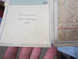 Retkeilykartta 2 - Lounais-Suomen saaristo 1938 / Sydvästra Finlands skärgård Excursionskarta