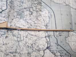 Akateemisen Karjala-Seuran julkaiseman Itä-Karjalan kartan 1934 uusintapainos 1941, 1:1 000 000 -kartta / map of East-Carelia