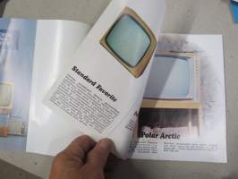 Helvar televisiot, radiot, nauhurit -myyntiesite / sales brochure