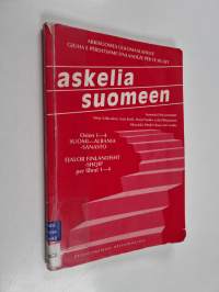 Askelia suomeen : arkisuomea ulkomaalaisille = Gjuha e përditshme finlandeze për te huajt : Osien 1-4 Suomi-Albania -sanasto