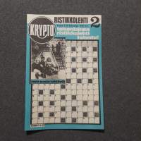 Krypto ristikkolehti    ristikot ristikko no.2 / 1982