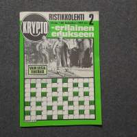 Krypto ristikkolehti    ristikot ristikko no.2 / 1985