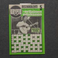 Krypto ristikkolehti    ristikot ristikko no.5 / 1984
