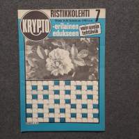Krypto ristikkolehti    ristikot ristikko no.7 / 1983