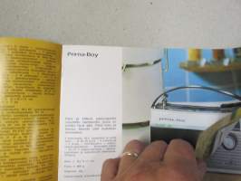 Grundig matkaradiot -myyntiesite / sales brochure