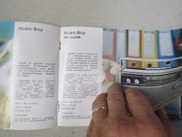 Grundig matkaradiot -myyntiesite / sales brochure