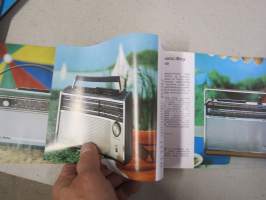 Grundig matkaradiot -myyntiesite / sales brochure