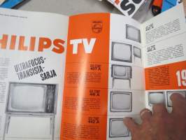 Philips TV / Ultra-, Focus-, Transista -sarja 1964-65 -myyntiesite / sales brochure