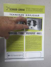 Schaub-Lorenz TV 1966 -myyntiesite / sales brochure