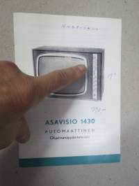 ASA TV Asavisio 1430 -myyntiesite / sales brochure