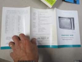 ASA TV Asavisio 1430 -myyntiesite / sales brochure