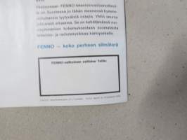 Fenno TV / Radio / Stereo / Magnetofoni -myyntiesite / sales brochure