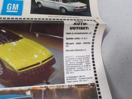 Nyströmin Autouutiset - Kevät GeMut 1978, Jyväskylän GM-piirimyyjän mainosjulkaisu (tabloid-kokoa)