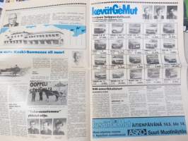 Nyströmin Autouutiset - Kevät GeMut 1978, Jyväskylän GM-piirimyyjän mainosjulkaisu (tabloid-kokoa)