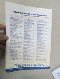 Kristina Cruises - Risteilyt M/S Kristina Reginalla 2005-2006