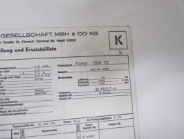 Solex 32 PDSIT-4 Ford 15 M TS Vergaser Oktober 1966 - carburettor parts, maintenance etc.