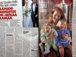 Seura 1990 nr 9, Maria Varvikko-Häikiö: Äitiys antoi sisäisen rauhan
