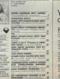 Seura 1990 nr 9, Maria Varvikko-Häikiö: Äitiys antoi sisäisen rauhan