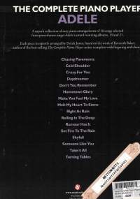 The complete piano player. Adele