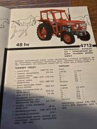 Zetor 4712, 5711, 6711 ja 8011 traktori myyntiesite
