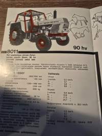 Zetor 4712, 5711, 6711 ja 8011 traktori myyntiesite