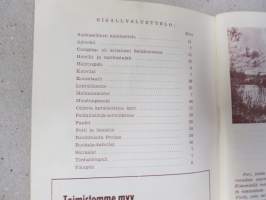 Pori kartta, katuluettelo, matkailuopas 1958