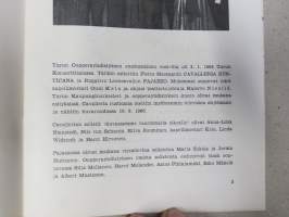 Turun Oopperayhdistys 1966-67 - Mozartin Ryöstö Seraljista -käsiohjelma, 6 kpl nimikirjoituksia Sylvelin Långholm, Aatos Pihlajamäki, Unto Rehvonen - "Mykkä neekeri"