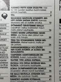 Seura 1990 nr 30, Tiina Verto: Voittoisa Tiina Verto villitsi Turkin miehet