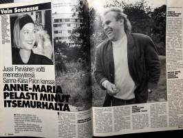 Seura 1990 nr 35, Jussi Parviainen: Anne-Maria pelasti minut itsemurhalta