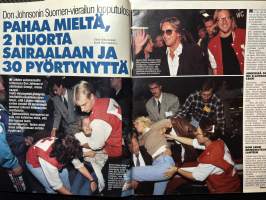 Seura 1990 nr 38, Don Johnson: Joukkohysteria oli murjoa Don Johnsonin hengiltä