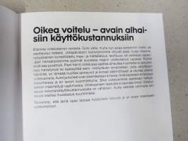 Mobil - Maatalouskoneiden oikea voitelu -opaskirja öljyjen / voiteluaineidenluokituksineen,  tuotetietoineen ym. teknistä tietoa sekä pakkaukset
