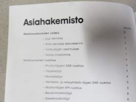 Mobil - Maatalouskoneiden oikea voitelu -opaskirja öljyjen / voiteluaineidenluokituksineen,  tuotetietoineen ym. teknistä tietoa sekä pakkaukset