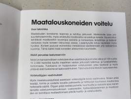 Mobil - Maatalouskoneiden oikea voitelu -opaskirja öljyjen / voiteluaineidenluokituksineen,  tuotetietoineen ym. teknistä tietoa sekä pakkaukset