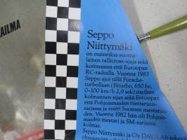 Dava Racing Team - Porsche - Seppo Niittymäki - Vauhdin Maailma keskiaukemajuliste / centerfold poster