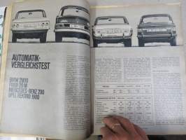 Auto motor und sport 1966 nr 8, Fahren ohne Schalten - Grosser Automatik-Vergleichstest, BMW 2000 - Opel Rekord - Ford 20 M - Mercedes 200