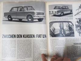 Auto motor und sport 1966 nr 8, Fahren ohne Schalten - Grosser Automatik-Vergleichstest, BMW 2000 - Opel Rekord - Ford 20 M - Mercedes 200