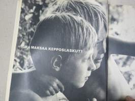 Kotiliesi 1969 nr 11, ilm. 1.6.1969, Perhematka Pohjoismaihin, Kuka maksaa kepposlaskut?, Oman pihan paratiisi rouva Rachel Kari Oulunkylä, Onni &amp; Lempi Saarinen...