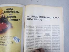 Kotiliesi 1969 nr 11, ilm. 1.6.1969, Perhematka Pohjoismaihin, Kuka maksaa kepposlaskut?, Oman pihan paratiisi rouva Rachel Kari Oulunkylä, Onni &amp; Lempi Saarinen...
