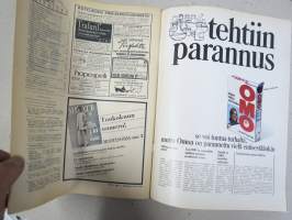 Kotiliesi 1969 nr 11, ilm. 1.6.1969, Perhematka Pohjoismaihin, Kuka maksaa kepposlaskut?, Oman pihan paratiisi rouva Rachel Kari Oulunkylä, Onni &amp; Lempi Saarinen...
