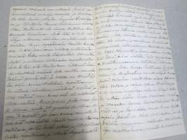 Pastori / kappalainen / vankilapappi K.S. Tommila - erä saarnoja, muistiinpanoja, kirjoitelmia ym. materiaalia noin 1895-1930 -laatikollinen (useita satoja kpl)...