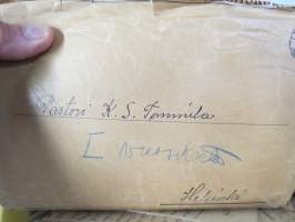 Pastori / kappalainen / vankilapappi K.S. Tommila - erä saarnoja, muistiinpanoja, kirjoitelmia ym. materiaalia noin 1895-1930 -laatikollinen (useita satoja kpl)...