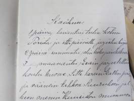 Pastori / kappalainen / vankilapappi K.S. Tommila - erä saarnoja, muistiinpanoja, kirjoitelmia ym. materiaalia noin 1895-1930 -laatikollinen (useita satoja kpl)...