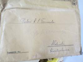 Pastori / kappalainen / vankilapappi K.S. Tommila - erä saarnoja, muistiinpanoja, kirjoitelmia ym. materiaalia noin 1895-1930 -laatikollinen (useita satoja kpl)...