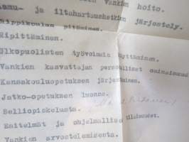 Pastori / kappalainen / vankilapappi K.S. Tommila - erä saarnoja, muistiinpanoja, kirjoitelmia ym. materiaalia noin 1895-1930 -laatikollinen (useita satoja kpl)...