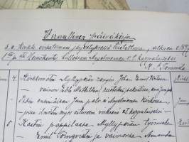 Pastori / kappalainen / vankilapappi K.S. Tommila - erä saarnoja, muistiinpanoja, kirjoitelmia ym. materiaalia noin 1895-1930 -laatikollinen (useita satoja kpl)...