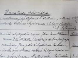 Pastori / kappalainen / vankilapappi K.S. Tommila - erä saarnoja, muistiinpanoja, kirjoitelmia ym. materiaalia noin 1895-1930 -laatikollinen (useita satoja kpl)...