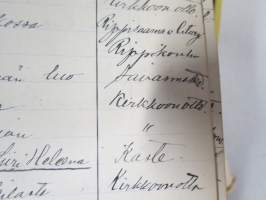 Pastori / kappalainen / vankilapappi K.S. Tommila - erä saarnoja, muistiinpanoja, kirjoitelmia ym. materiaalia noin 1895-1930 -laatikollinen (useita satoja kpl)...