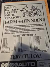 Valmet 1203 ja 1203-4 80 kw traktori myyntiesite