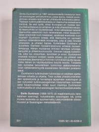 Itsemurha : sosiologinen tutkimus